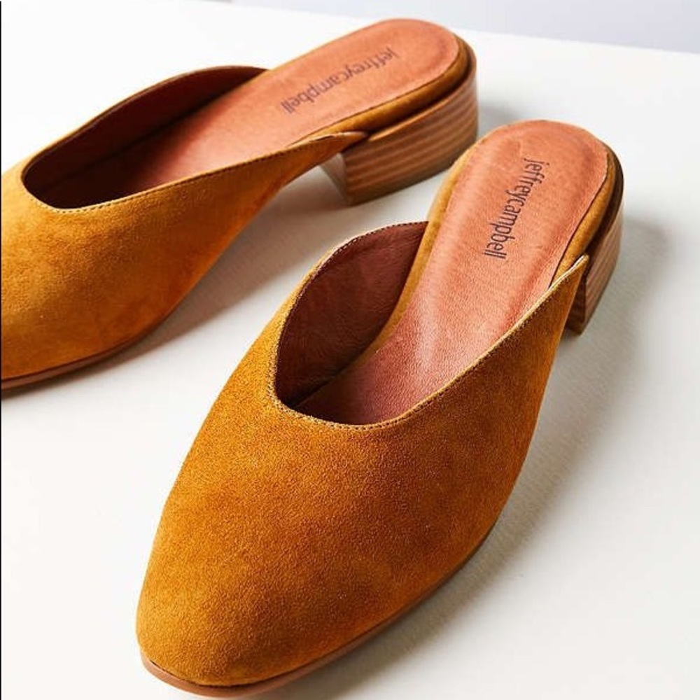 Jeffrey Campbell Mula Suede Mules
